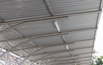 installing West Aberthaw metal roofing